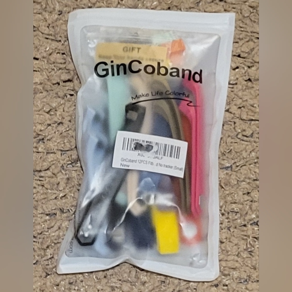 GINCOBAND MAKE LIFE COLORFUL REPLACEMENT BANDS FOR FITBIT OR FITNESS TRACKER